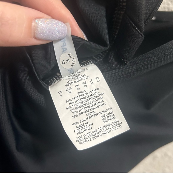 Trimshaper Jean One Piece Black with Polka Dots NWT Size 8 - Picture 9 of 9